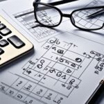 Some papers showing calculations and a calculator to signify the quantitative reasoning assessment in the UCAT